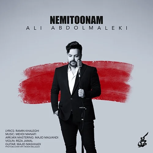 کاور دانلود آهنگ علی عبدالمالکی به نام نمیتونم